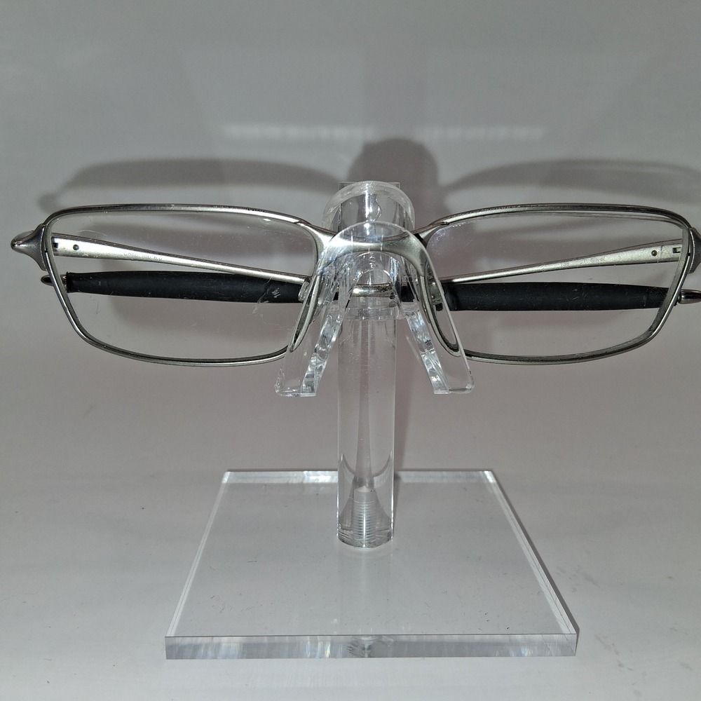 Oakley Chop Top 4.0 Silver Metal Eyeglasses Frames 51-19 138 FRAMES ONLY